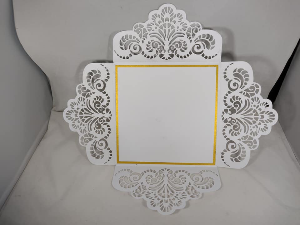 Square fold Lace 2